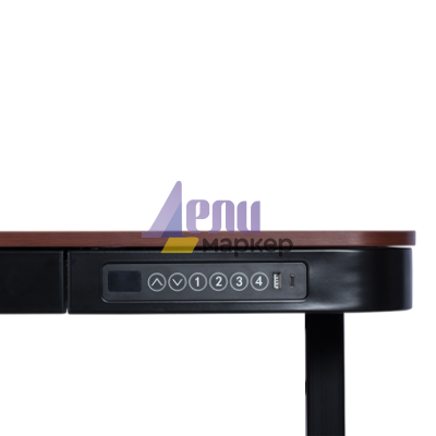 Ергономично регулируемо бюро Carmen CR-118 E - махагон-черен