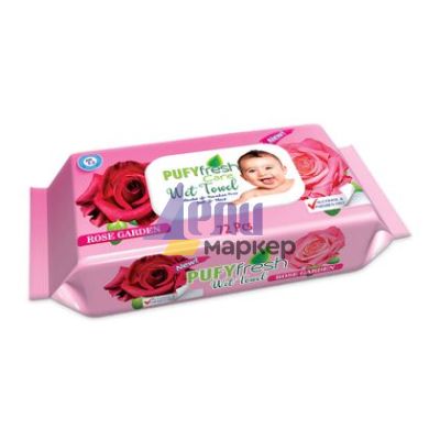 Мокри кърпи Wet Hankies Почистващи и ароматизиращи, 4x15 бр. в плик