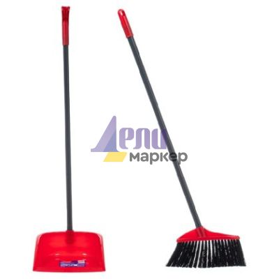 Комплект метла и лопатка Vileda Felxi сг. дръжка