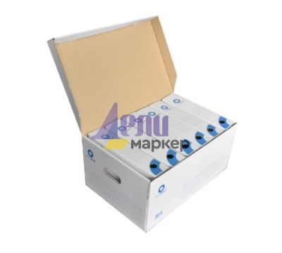 Кашон за архивни кутии Bluering Картонен, 540x360x250 mm, Бял