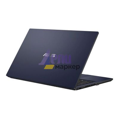 Лаптоп Asus ExpertBook B1 B1502CBA-UI53C0X, Intel Core i5-1235U (3.30 GHz up to 4.40 GHz, 12MB), 15.6" FHD IPS(1920x1080), Intel Iris Xe Graphics, 16GB DDR4 on BD. (1 slot free), 512GB M.2 NVMe,VGA,HDMI,1xThunderbolt,RJ45, Windows 11 Pro, Black