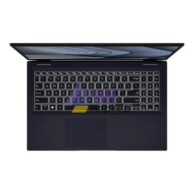 Лаптоп Asus ExpertBook B1 B1502CBA-UI53C0X, Intel Core i5-1235U (3.30 GHz up to 4.40 GHz, 12MB), 15.6" FHD IPS(1920x1080), Intel Iris Xe Graphics, 16GB DDR4 on BD. (1 slot free), 512GB M.2 NVMe,VGA,HDMI,1xThunderbolt,RJ45, Windows 11 Pro, Black