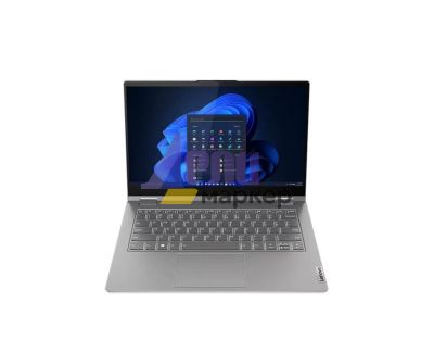 Лаптоп Lenovo ThinkBook 14s Yoga G3 Intel Core i7-1355U (up to 5.00GHz, 12MB), 16GB (8+8) DDR4-3200, 512GB SSD, 14" FHD (1920x1080) IPS Glossy, Touch, Intel Iris Xe Graphics, WLAN, BT, FHD Cam, Backlit KB, FPR, 4 cell, Win11Pro, 2Y