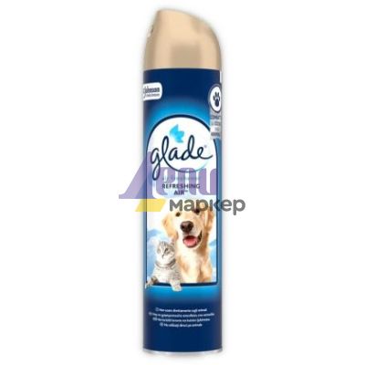 Ароматизиращ спрей Glade 300 ml Pets Refreshing Air