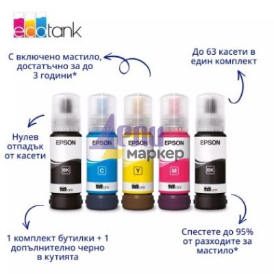 Мастилоструйно многофункционално устройство Epson EcoTank L3356