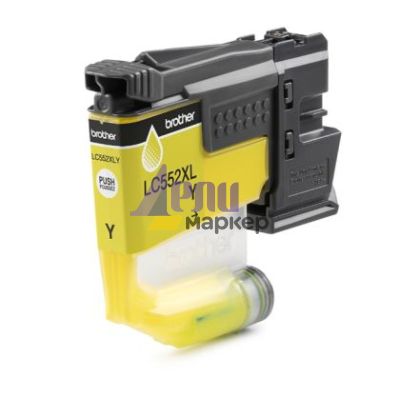 Консуматив Brother LC-552 XL Yellow Ink Cartridge High Yield