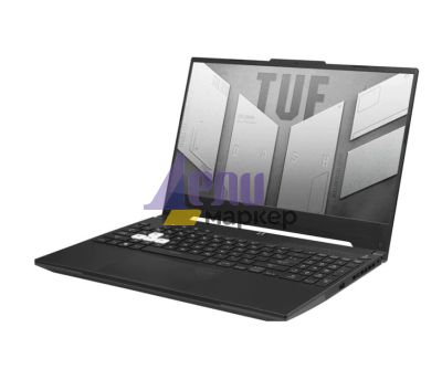 Лаптоп Asus TUF Dash F15 FX517ZC-HN063,Intel i7-12650H, 2.3 GHz (24M Cache, up to 4.7 GHz, 10 cores: 6 P-cores and 4 E-cores),15.6" FHD IPS AG (1920x1080)144 Hz,16GB DDR5 4800,PCIE NVME 512 GB M.2 SSD, NVIDIA GeForce RTX 3050 4GB GDDR6,Wi-Fi 6,RGB Kbd, No