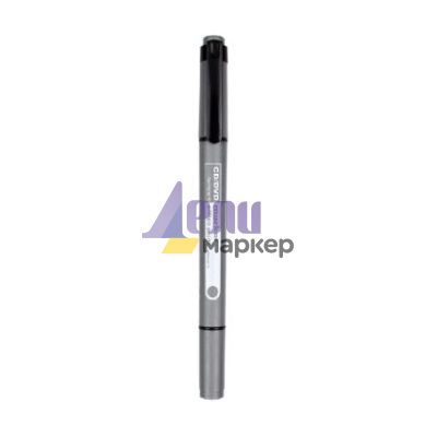 Перманентен маркер за CD/DVD Office Point CD653 С два върха 0.4-3 mm Черен