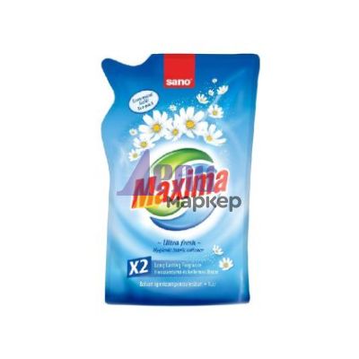 Концентриран омекотител Sano Maxima Резерва, Fresh, 1 л