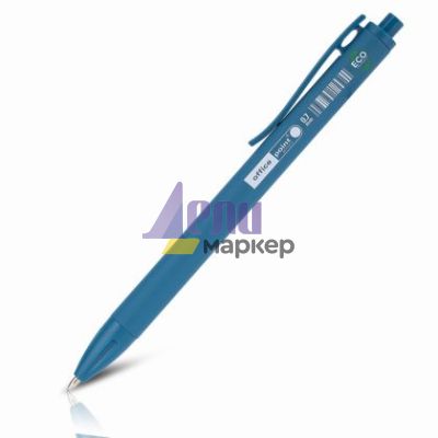 Автоматична химикалка Office Point Eco Friendly 0.7 mm Синя