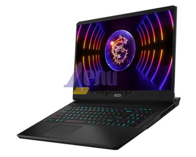 Лаптоп MSI Vector GP77 13VG, RTX 4070 GDDR6 8GB, 17.3" QHD (2560x1440), 240Hz, i7-13700H (14C/20T), DDR5 16GB 5200MHz (8GBx2), 1TB NVMe PCIe SSD Gen4x4, 2x M.2, 102 Key PER KEY KBD by SteelSeries, 2Y, Cooler Boost 5, 4-Cell 65 Whr, No OS, 2.8 kg
