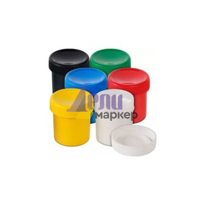 Темперни бои Faber-Castell В бурканче, 6 цвята, 6x20 ml