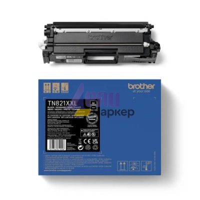 Консуматив Brother TN-821XXLBK Black Toner Cartridge Super High Yield