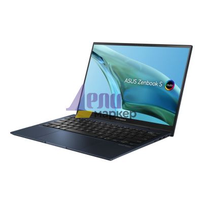 Лаптоп Asus Zenbook Flip OLED UP5302ZA-OLED-LX731X, Numpad, INTEL I7-1260P, OLED 13.3" WQXGA+ (2880 x 1800) 16:10, Touch, 16GB LPDDR5 (ON BD), PCIEG4 1TB SSD, Win 11 Pro, Ponder Blue