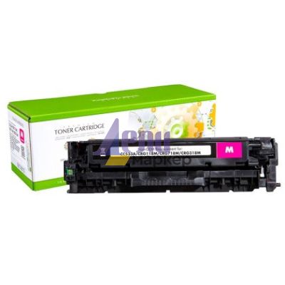 Тонер касета универсална Static Control Magenta HP no. 304A CC533A CRG-718M SUPER PREMIUM Съвместим консуматив, стандартен капацитет 2 800 стр.