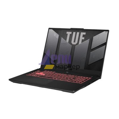 Лаптоп Asus TUF A17 FA707XI-LL013W,AMD Ryzen9 7940HS ,17.3" WQHD (2560 x 1440) 16:9 240 Hz,16GB DDR5 4800(2*8),1TB ,RTX 4070, 8GB GDDR6,Wi-Fi 6(802.11ax) ,Backlit Chiclet Keyboard 1-Zone RGB, Windows 11,Mecha Gray