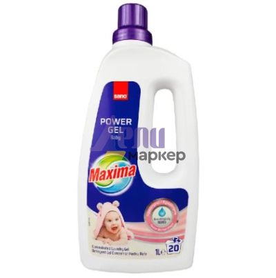 Концентриран гел за пране Sano Power Gel Baby 1 л