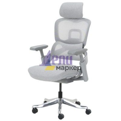 Ергономичен стол METZ - сив