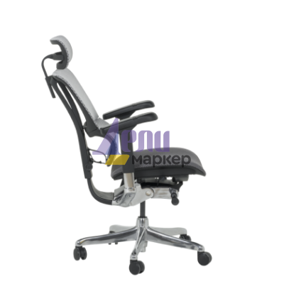 Ергономичен стол ERGOHUMAN IOO ELITE 2 - черна рамка - сив