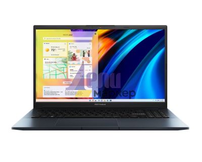 Лаптоп Asus Vivobook Pro 15 OLED M6500QC-OLED-L731X,AMD Ryzen 7 5800H (3.2GHz up to 4.4GHz, 16MB), 15.6"OLED FHD (1920x1080) GL, 400NITS(HDR) ,DDR4 16GB(ON BD) NVIDIA GeForce RTX 3050 4GB GDDR6,1TB PCIEG3 SSD, Windows 11 Pro, Ilim kbd., Blue+ZTE A51 4G, B
