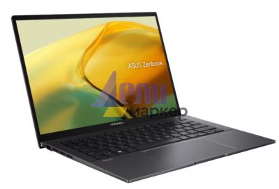 Лаптоп Asus Zenbook UM3402YAR-OLED-KM521W,AMD Ryzen 5 7530U (6-core/12-thread, 16MB cache, up to 4.3 GHz), 14." OLED ,2.8K (2880 x 1800) OLED 16:10 aspect ratio, DDR4 16GB(ON BD.),500 GB PCIEG3 SSD, TPM, Num Pad, Windows 11,Jade Black+ZTE A51 4G, Blue