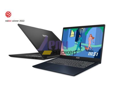 Лаптоп MSI Modern 15 B7M, Ryzen 5 7530U (6C/12T, up to 4.50 GHz, 16MB L3, 15W), 15.6" FHD (1920x1080), IPS, AMD Graphics, DDR4 16GB (3200MHz), 512GB SSD, WiFi 6E RZ608, backlight KBD White, BT, 3 cell, 39.3Whr, 2Y, Classic Black + ZTE A51 4G, Blue