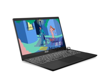 Лаптоп MSI Modern 15 B7M, Ryzen 5 7530U (6C/12T, up to 4.50 GHz, 16MB L3, 15W), 15.6" FHD (1920x1080), IPS, AMD Graphics, DDR4 16GB (3200MHz), 512GB SSD, WiFi 6E RZ608, backlight KBD White, BT, 3 cell, 39.3Whr, 2Y, Classic Black + ZTE A51 4G, Blue