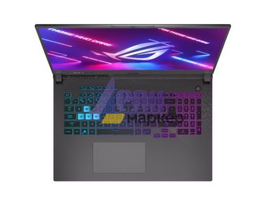 Лаптоп Asus ROG Strix G17 G713PU-LL043W, AMD Ryzen 9 7845HX , 17.3" WQHD AG (2560 x 1440)240Hz,16GB DDR5 4800MHz (2x8GB), 1TB PCIe 4. RTX 4050  6GB GDDR6 , Wi-Fi 6E(802.11ax), Backlit Chiclet Keyboard 4-Zone RGB, Windows 11, Eclipse Gray