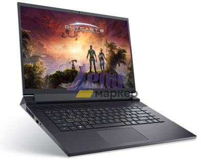 Лаптоп Dell G16 7630, Intel Core i7-13700HX (30 MB cache, 16 core, up to 5 GHz), 16" QHD+ (2560x1600) 165Hz, 3ms, sRGB-100%, 16GB, 2x8GB, DDR5, 4800MHz, 512GB SSD PCIe M.2, GeForce RTX 4060 8GB GDDR6, Wi-Fi 6 AX201, BT, Cam & Mic, Backlit Kbd, UBU, 3Y BOS
