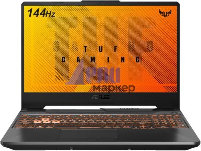 Лаптоп Asus TUF F15 FX506HF-HN017, Intel i5-11400H  2.7 GHz, 15.6" FHD AG (1920x1080)144Hz, 16GB DDR4 3200MHz (2x8 GB),  512GB PCIe 3,RTX 2050 4GB GDDR6, Wi-Fi 6(802.11ax), Backlit Chiclet Keyboard 1-Zone RGB, no OS, Graphite Black