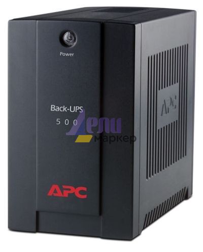 Непрекъсваем ТЗИ APC Back-UPS 500VA, AVR, IEC outlets