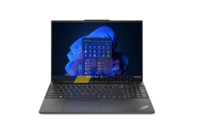Лаптоп Lenovo ThinkPad E16 G1 Intel Core i5-1335U (up to 4.6GHz, 12MB), 24GB (8+16)DDR4 3200MHz, 1TB SSD, 16" WUXGA (1920x1200) IPS AG, Intel Iris Xe Graphics, FHD&IR Cam, Backlit KB, FPR, WLAN, BT, DOS, 3Y CCI