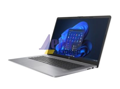 Лаптоп HP 470 G9 Asteroid Silver, Core i5-1235U(up to 4.4GHz/12MB/10C), 17.3" FHD UWVA AG 300nits, 16GB 3200Mhz 1DIMM, 512GB PCIe SSD, WiFi 6 + BT 5.2, Backlit Kbd, 3C Batt Long Life, Free DOS