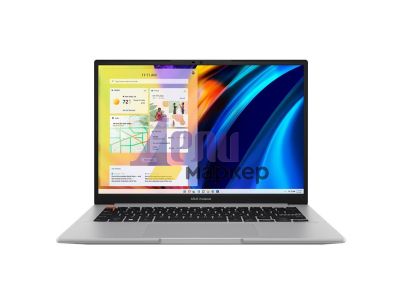 Лаптоп Asus Vivobook S OLED M3502QA-OLED-MA522W, AMD Ryzen 5 5600H 3.3 GHz(16M Cache, up to 4.3GHz) 15.6" OLED (2880X1620) GL, 120 Hz, 550nits,16GB DDR4 (8ON BD.),512G PCIEG3 SSD,AMD Radeon GraphicWindows 11,Backlit Kbd.,Neutral Grey