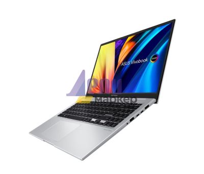 Лаптоп Asus Vivobook S OLED M3502QA-OLED-MA522W, AMD Ryzen 5 5600H 3.3 GHz(16M Cache, up to 4.3GHz) 15.6" OLED (2880X1620) GL, 120 Hz, 550nits,16GB DDR4 (8ON BD.),512G PCIEG3 SSD,AMD Radeon GraphicWindows 11,Backlit Kbd.,Neutral Grey