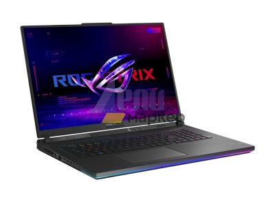 Лаптоп Asus ROG Strix SCAR 18 G834JY-N6005X, i9-13980HX  2.2 GHz ,18" QHD+ 16:10 (2560 x 1600, WQXGA) 240Hz,32GB DDR5 4800MHz (2x16GB), 1TB + 1TB PCIe 4.0 (RAID 0), RTX 4090,16GB DDR6, WiFi 6, RGB Per-Key Kbd, Win 11 Pro, Black