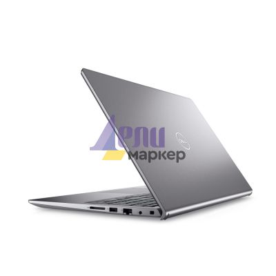 Лаптоп Dell Vostro 3530, Intel Core i7-1355U (12 MB Cache up to 5.00 GHz), 15.6" FHD (1920x1080) AG 120Hz WVA 250nits,16GB, 2x8GB DDR4, 512GB PCIe M.2, Intel Iris Xe Graphics, HD Cam and Mic, 802.11ac, Backilit KB, UBU, Titan Gray Aluminum, 3Y BOS