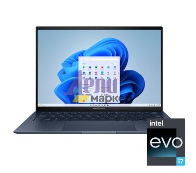 Лаптоп Asus S Zenbook OLED UX5304VA-OLED-NQ731X,INTEL I7-1355U, OLED 13.3" 2.8K (2880 x 1800), 16GB LPDDR5(ON BD), 1TB SSD,Windows 11 Pro, Basalt Grey