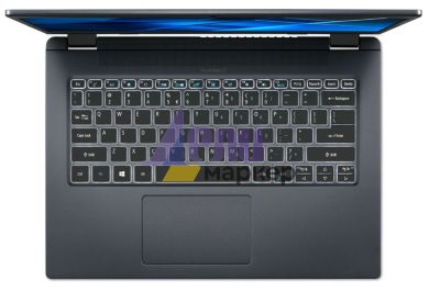 Лаптоп Acer Travelmate TMP413-51-TCO-53R7, Core i5-1335U, (3.4GHz up to 4.60Ghz, 12MB), 13.3" IPS (WUXGA 1920 x 1200), 1*16GB LPDDR5, 512GB PCIe NVMe SSD, Intel UMA, HD camera with shutter + mic, TPM 2.0, FPR, Wi-Fi 6E, BT, KB, Win 11 Pro, Blue Metal, 3Y