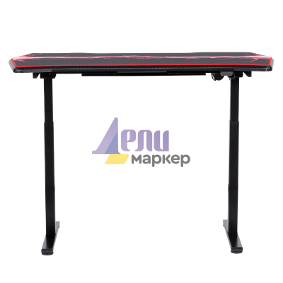 Ергономично геймърско бюро Carmen CR-116 G  - черно - червено