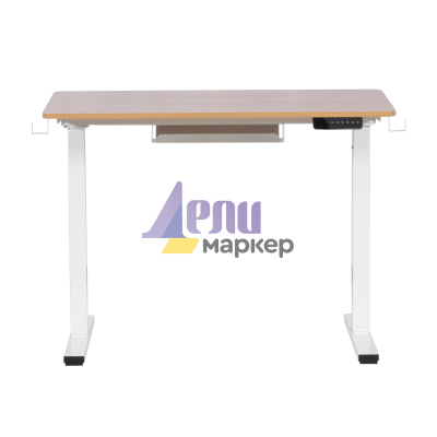 Ергономично регулируемо бюро Carmen CR- 4024 - бук-бял