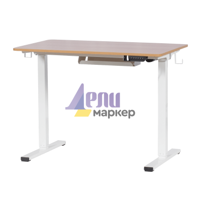 Ергономично регулируемо бюро Carmen CR- 4024 - бук-бял