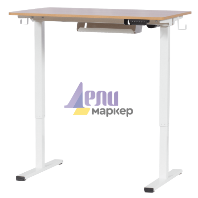 Ергономично регулируемо бюро Carmen CR- 4024 - бук-бял