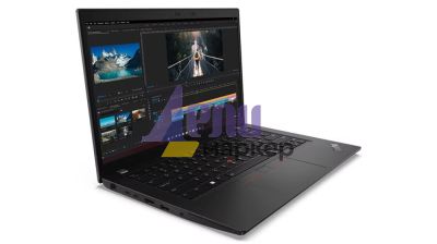 Лаптоп Lenovo ThinkPad L14 G4 Intel Core i5-1335U (up to 4.6GHz, 12MB), 16GB DDR4 3200MHz, 512GB SSD, 14" FHD (1920x1080) IPS AG, Intel Iris Xe Graphics, FHD&IR Cam, Backlit KB, FPR, WLAN, BT, Win11Pro, 3Y CCI