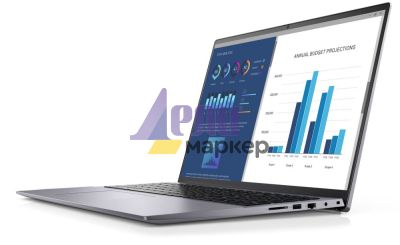 Лаптоп Dell Vostro 5630, Intel Core i5-1340P  (12MB Cache, up to 4.60 GHz), 16" FHD+(1920x1200) WVA AG 250 nits, 8GB 4800MHz LPDDR5, 512GB SSD PCIe M.2, Intel Iris Xe Graphics, Cam&Mic, Wi-Fi 6E, BT, Backlit Kb, Win 11 Pro, 3Y PS+Fury Gaming Chair Avenger