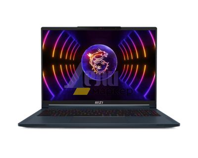 Лаптоп MSI Stealth 16 Studio A13VG, i7-13700H (14C/20T), 16" 16:10 QHD+(2560x1600), 240Hz, IPS, 32GB 5200MHz, 1TB PCIe SSD Gen4x4, RTX 4070 GDDR6 8GB, 2x M.2, IR FHD Cam, RGB Kbd,  4-Cell 99.9Whr, No OS, 2Y, 1.99 kg, Blue+Fury Gaming Chair Avenger M+ Blac