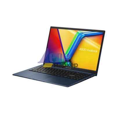 Лаптоп Asus Vivobook X1504VA-BQ512, INTEL I5-1335U, 15.6" IPS-level Panel, FHD, (1920x1080), DDR4 8GB (ON BD.), SSD 512G PCIE G3X2, No OS, Quiet Blue