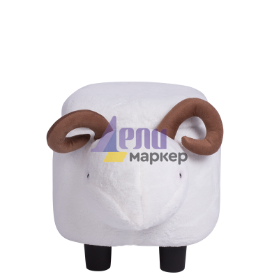 Детска табуретка с ракла - бял овен