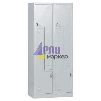 Метален шкаф Carmen CR-1280 L - сив