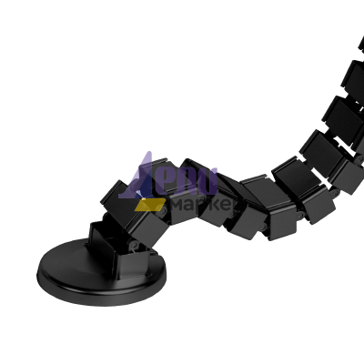 Държач за кабели за бюро Carmen CR-017-B - черен